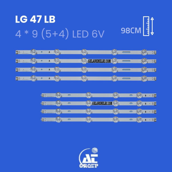 بک لایت 47 اینچ ال جی مدل 47LB و 47LY (بدنه آلومینیوم کاغذ دار)