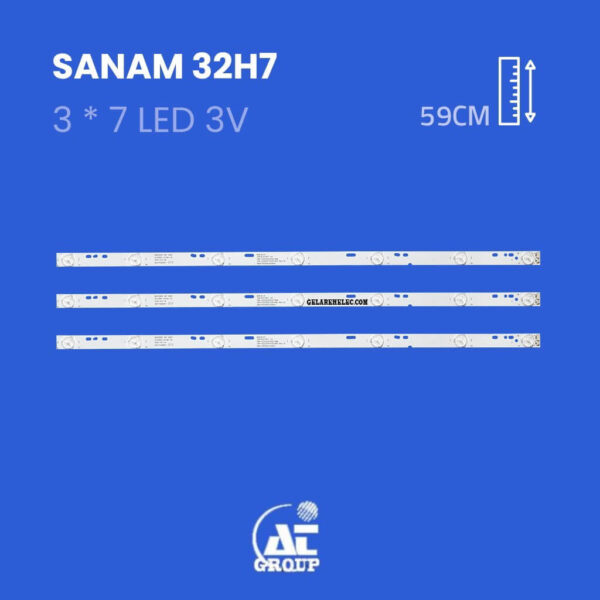 بک لایت تلویزیون صنام مدل 32H7