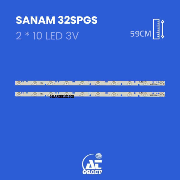 بک لایت تلویزیون صنام مدل 32SPGS