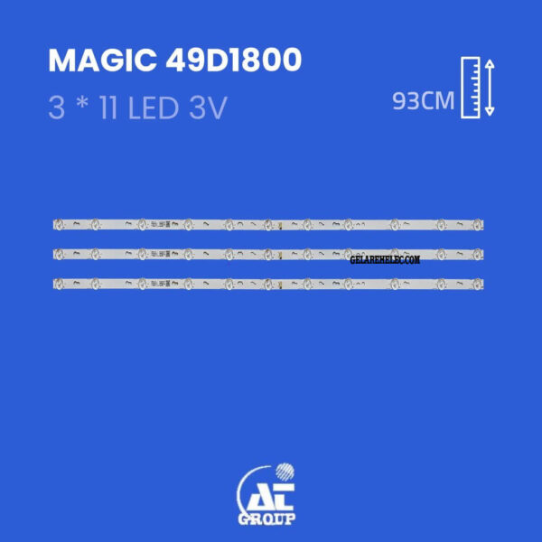 بکلایت تلویزیون مجیک مدل 49D1800-49D2800