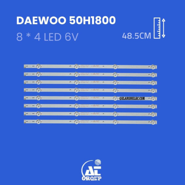 بک لایت تلویزیون دوو مدل 50H1800